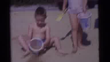 Camden New Jersey USA (1961): Little Kids Playing In The Dirt In Their Yard