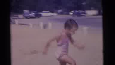 Camden New Jersey USA (1961): People Having Fun On The Beach