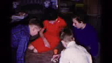 Hagerstown Maryland USA (1961): The Persons Are Playing In The Chess Game It Is