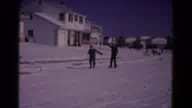 Hagerstown Maryland USA (1961): Young Boys Playing In The Snow During The Winter