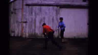 Hagerstown Maryland USA (1961): Two Boys Playing With Balls On A Grassy Farmyard