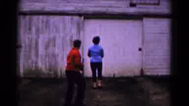Hagerstown Maryland USA (1961): A Heterosexual Couple Throws A Ball Against The