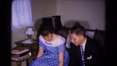 Hagerstown Maryland USA (1961): Young Man And Woman Dressed Up Nicely For A