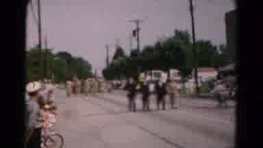 Hagerstown Maryland USA (1961): People Lining The Street Sides Patiently Observing