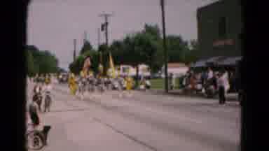 Hagerstown Maryland USA (1961): Seven People Marching Down The Street During A