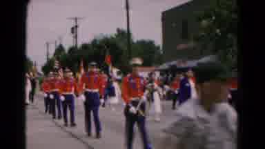 Hagerstown Maryland USA (1961): A Parade Where The Men Marched In There Uniform