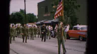 Hagerstown Maryland USA (1961): Soldiers Marching In A Parade United States Old