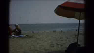 Hagerstown Maryland USA (1961): Two Women At The Beach Enjoying The Weather While