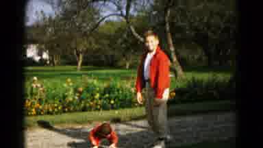 Hagerstown Maryland USA (1961): Children Playing With Each Other Wearing Matching