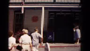 Hagerstown Maryland USA (1961): Many Of The Persona Re Doing Walking And To Enter