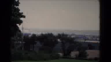 Hagerstown Maryland USA (1961): Panoramic View Of Small Town Showing Large Open