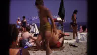 Hagerstown Maryland USA (1961): Men Women And Children Enjoying A Day Of Fun In