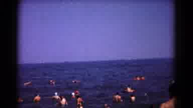 Hagerstown Maryland USA (1961): Crowds Of People Swimming In The Calm Waters Of