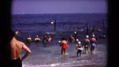 Hagerstown Maryland USA (1961): Day At The Beach Tanning Under The Sun Feeling The