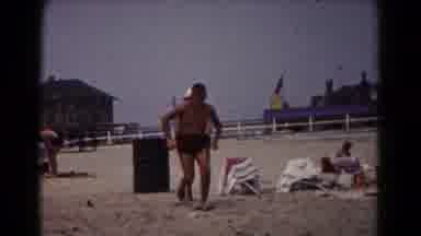Hagerstown Maryland USA (1961): People Are Enjoying Swimming In The Water Of The