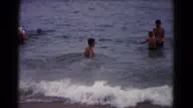 Hagerstown Maryland USA (1961): Footage Shots Of People Having Fun At The Beach
