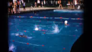 Hagerstown Maryland USA (1961): In The Visual There's A Swimming Competition Going