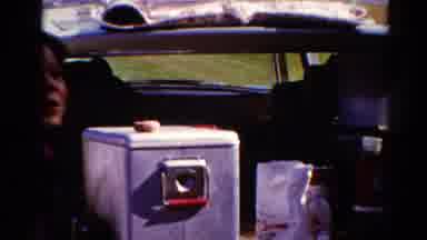 Catskill New York US (1962): Children Aunt Older Woman Picnic Enjoyment Familytime