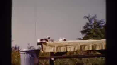 Catskill New York US (1962): Picnic Table In Summer