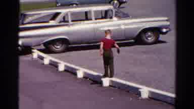 Catskill New York US (1962): The Person Doing Walking In The Outside Of The