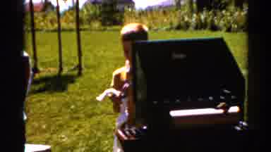 Catskill New York US (1962): People In A Family Gathering Begin To Clean What They