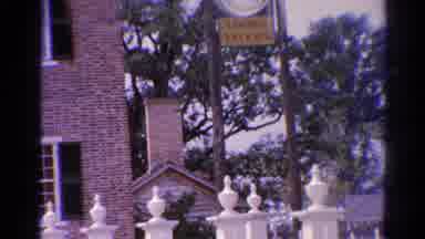 Catskill New York US (1962): Brick Building With Sign In Front With Decorative