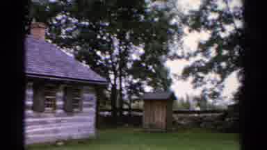 Catskill New York US (1962): Country Farmhouse With Outhouse Shown And Family And