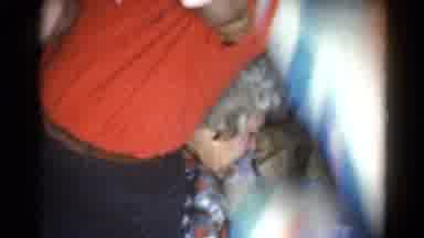 Catskill New York US (1962): Grandma Opening Up All The Presents From The