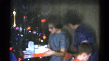 Catskill New York US (1962): A Adolescent Girl Carries A Present From The