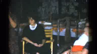 Catskill New York US (1962): People Sitting And Looking In The Same Direction
