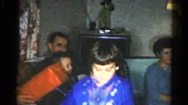 Catskill New York US (1962): The People Were Sitting On The Sofa And Having The