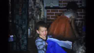 Catskill New York US (1962): Young Children Receiving Presents And Clothes In A