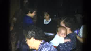 Catskill New York US (1962): Children Distribute Presents To An Unidentified Group