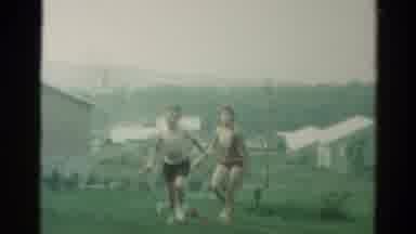 Catskill New York US (1962): Kids Playing And Acting It Up For The Camera Having