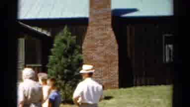 Catskill New York US (1962): Footage Of An Old House And Family