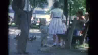 Catskill New York USA (1962): Children's And People Are In The Park And One
