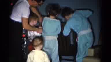 Catskill New York USA (1962): Family Gathering Around To Put Up Christmas
