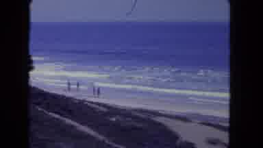 Los Angeles California USA (1962): People Engaged In Enjoyment On The Shore Of The