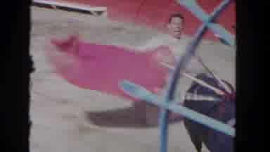 Los Angeles California USA (1962): Matador With Bull