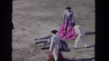 Los Angeles California USA (1962): Antiquated And Celebratory Killing Of Bull For