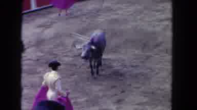 Los Angeles California USA (1962): The People Were Playing Bullfighting And The