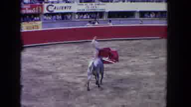 Los Angeles California USA (1962): A Man Participating In Bullfighting
