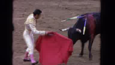 Los Angeles California USA (1962): Bull Fighting
