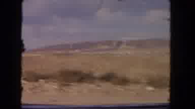 Los Angeles California USA (1962): Person Takes A Video Of The Mountainous