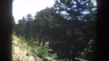 Summit County Colorado USA (1962): Driving Along A Steep Cliff Wondering What