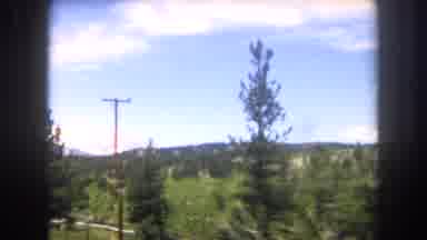 Summit County Colorado USA (1962): Nature Of You In Passing Person In Car Driving
