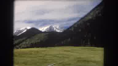 Summit County Colorado USA (1962): A Beautiful Valley With Green Grass Land Of A