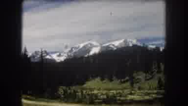 Summit County Colorado USA (1962): Road Trip Through Forests And Valleys While