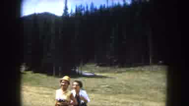 Summit County Colorado USA (1962): Holiday Trip Woman Vocation Forest Sun Bright