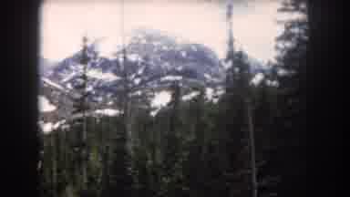 Summit County Colorado USA-1962: Snow-Capped Mountains And Pine Forest